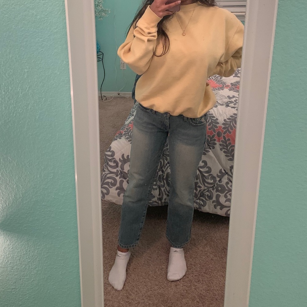 abercrombie & fitch mom jeans